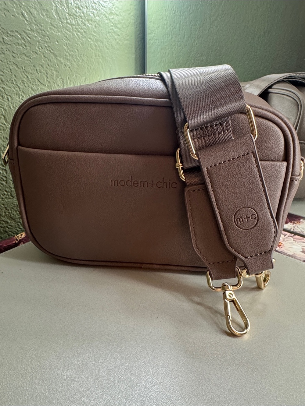 Modern + Chic Signature Camera Crossbody
